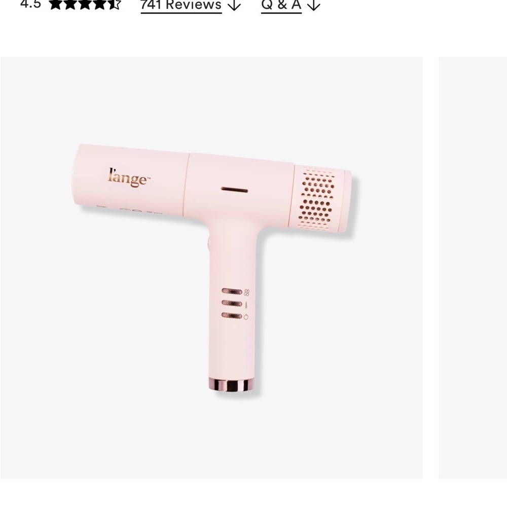 Lange Pink Hair Dryer